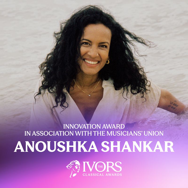 ANOUSHKA RECEIVES THE IVOR NOVELLO INNOVATION AWARD